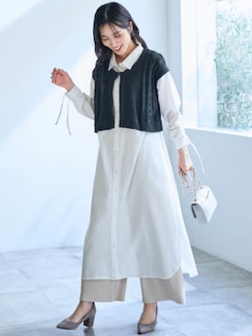 nissen Smile Modelsさん（レディース・164cm）の夏コーディネート