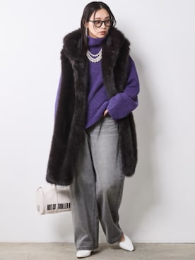 nissen Smile Modelsさん（レディース・163cm）の秋コーディネート
