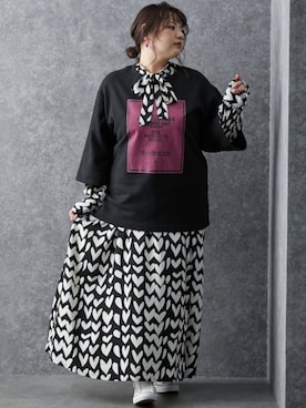 nissen Smile Modelsさん（レディース・157cm）の冬コーディネート