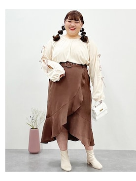 nissen Smile Modelsさん（レディース・158cm）の秋コーディネート