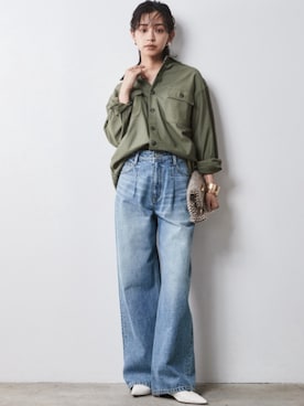 「Denim」｜nissen Smile Modelsさん（レディース・163cm）の夏コーディネート