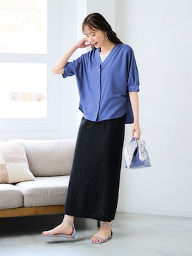 nissen Smile Modelsさん（レディース・169cm）の春コーディネート