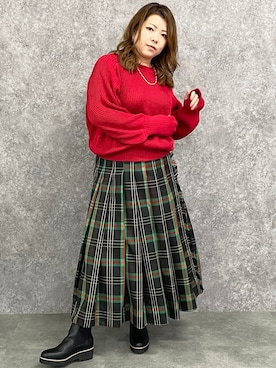 nissen Smile Modelsさん(レディース・172cm)の秋コーディネート