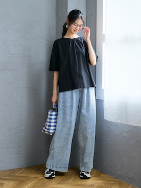 nissen Smile Modelsさん（レディース・167cm）の春コーディネート