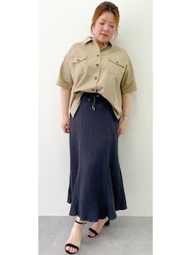 nissen Smile Modelsさん（レディース・172cm）の夏コーディネート