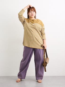 「nissen（ニッセン）のアイテム」を使った、nissen Smile Modelsさん（レディース・160cm）の秋コーディネート