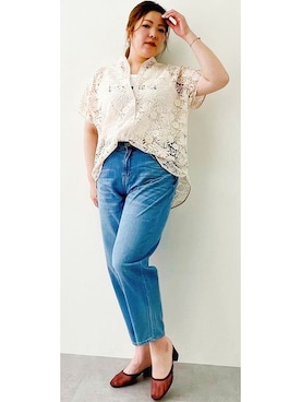 nissen Smile Modelsさん（レディース・172cm）の夏コーディネート