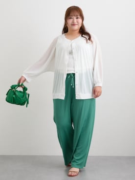 nissen Smile Modelsさん（レディース・160cm）の夏コーディネート