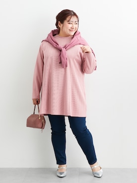 nissen Smile Modelsさん（レディース・155cm）の冬コーディネート