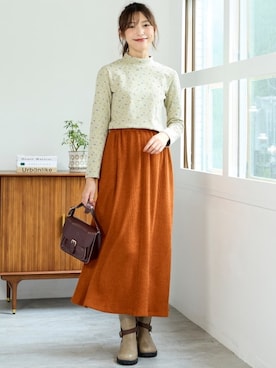 nissen Smile Modelsさん（レディース・170cm）の秋コーディネート