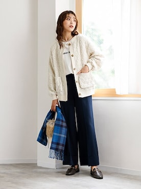 nissen Smile Modelsさん（レディース・170cm）の秋コーディネート