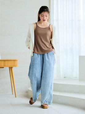 nissen Smile Modelsさん（レディース・164cm）の春コーディネート