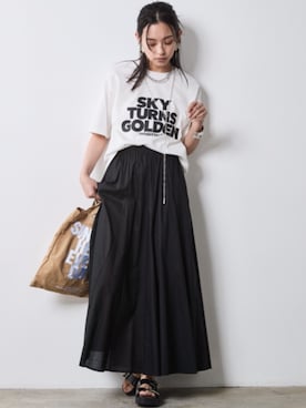 「skirt」｜nissen Smile Modelsさん（レディース・163cm）の夏コーディネート