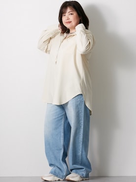 nissen Smile Modelsさん（レディース・158cm）の冬コーディネート