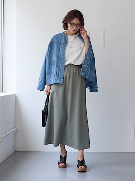 nissen Smile Modelsさん（レディース・167cm）の春コーディネート