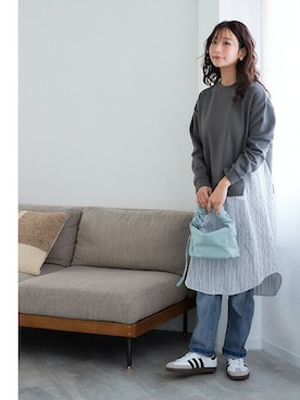 nissen Smile Modelsさん（レディース・160cm）の冬コーディネート