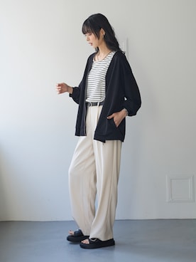 「nissen（ニッセン）のアイテム」を使った、nissen Smile Modelsさん（レディース・165cm）の春コーディネート