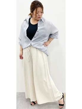 nissen Smile Modelsさん（レディース・172cm）の夏コーディネート