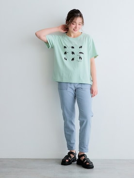 nissen Smile Modelsさん（レディース・164cm）の春コーディネート