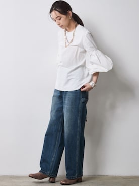 「Denim」｜nissen Smile Modelsさん（レディース・163cm）の夏コーディネート