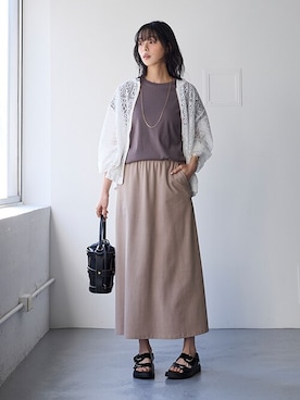 nissen Smile Modelsさん（レディース・165cm）の春コーディネート