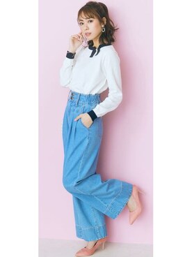 nissen Smile Modelsさん（レディース・162cm）の夏コーディネート