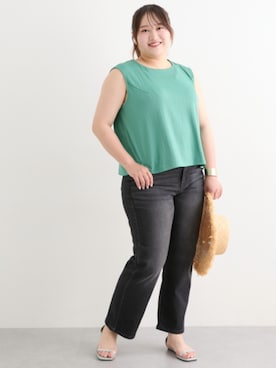 nissen Smile Modelsさん(レディース・160cm)の夏コーディネート
