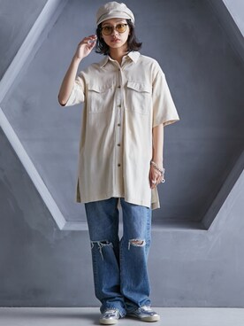 nissen Smile Modelsさん（レディース・163cm）の春コーディネート