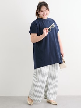 nissen Smile Modelsさん（レディース・157cm）の夏コーディネート