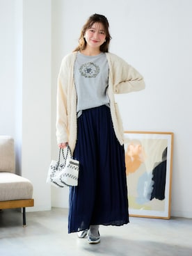 nissen Smile Modelsさん（レディース・164cm）の冬コーディネート