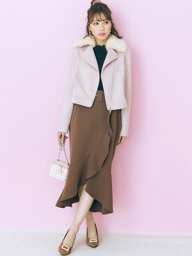 nissen Smile Modelsさん（レディース・162cm）の秋コーディネート