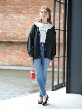 nissen Smile Modelsさん（レディース・167cm）の秋コーディネート