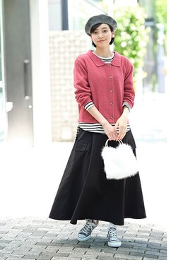 nissen Smile Modelsさん（レディース・169cm）の秋コーディネート