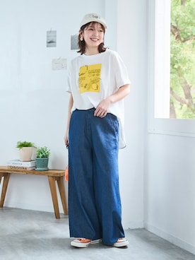 nissen Smile Modelsさん（レディース・160cm）の春コーディネート