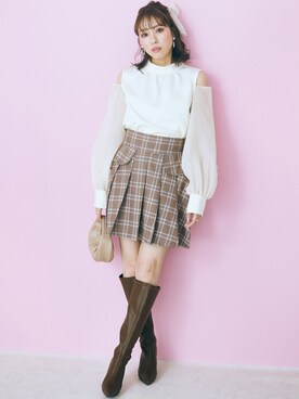 nissen Smile Modelsさん(レディース・162cm)の秋コーディネート