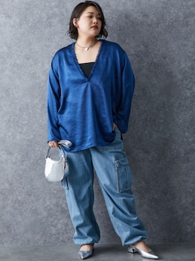 nissen Smile Modelsさん（レディース・163cm）の春コーディネート