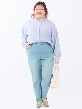 nissen Smile Modelsさん（レディース・155cm）の冬コーディネート