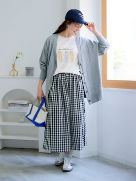 nissen Smile Modelsさん（レディース・164cm）の冬コーディネート