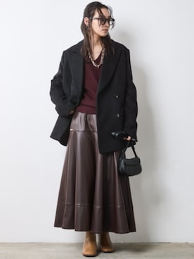 nissen Smile Modelsさん(レディース・163cm)の秋コーディネート