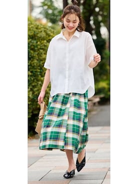 nissen Smile Modelsさん（レディース・162cm）の春コーディネート