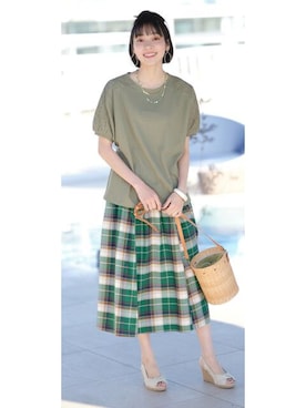 nissen Smile Modelsさん（レディース・167cm）の春コーディネート