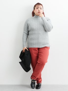 nissen Smile Modelsさん（レディース・155cm）の冬コーディネート
