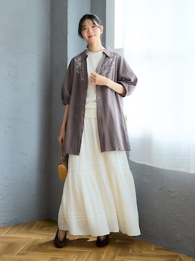 nissen Smile Modelsさん（レディース・167cm）の春コーディネート