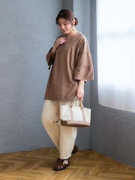 nissen Smile Modelsさん（レディース・160cm）の春コーディネート