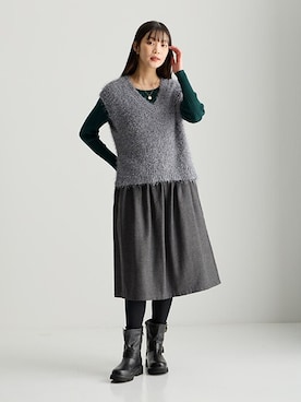 nissen Smile Modelsさん（レディース・166cm）の秋コーディネート