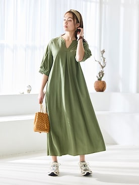 nissen Smile Modelsさん（レディース・167cm）の春コーディネート