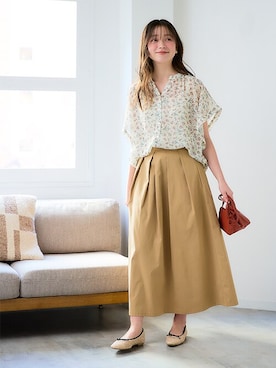 nissen Smile Modelsさん（レディース・165cm）の春コーディネート