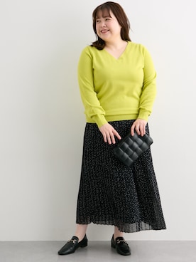 「nissen（ニッセン）のアイテム」を使った、nissen Smile Modelsさん（レディース・158cm）の冬コーディネート