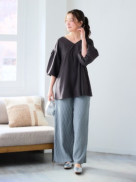 nissen Smile Modelsさん（レディース・164cm）の春コーディネート