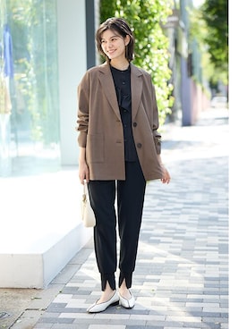 nissen Smile Modelsさん（レディース・166cm）の冬コーディネート